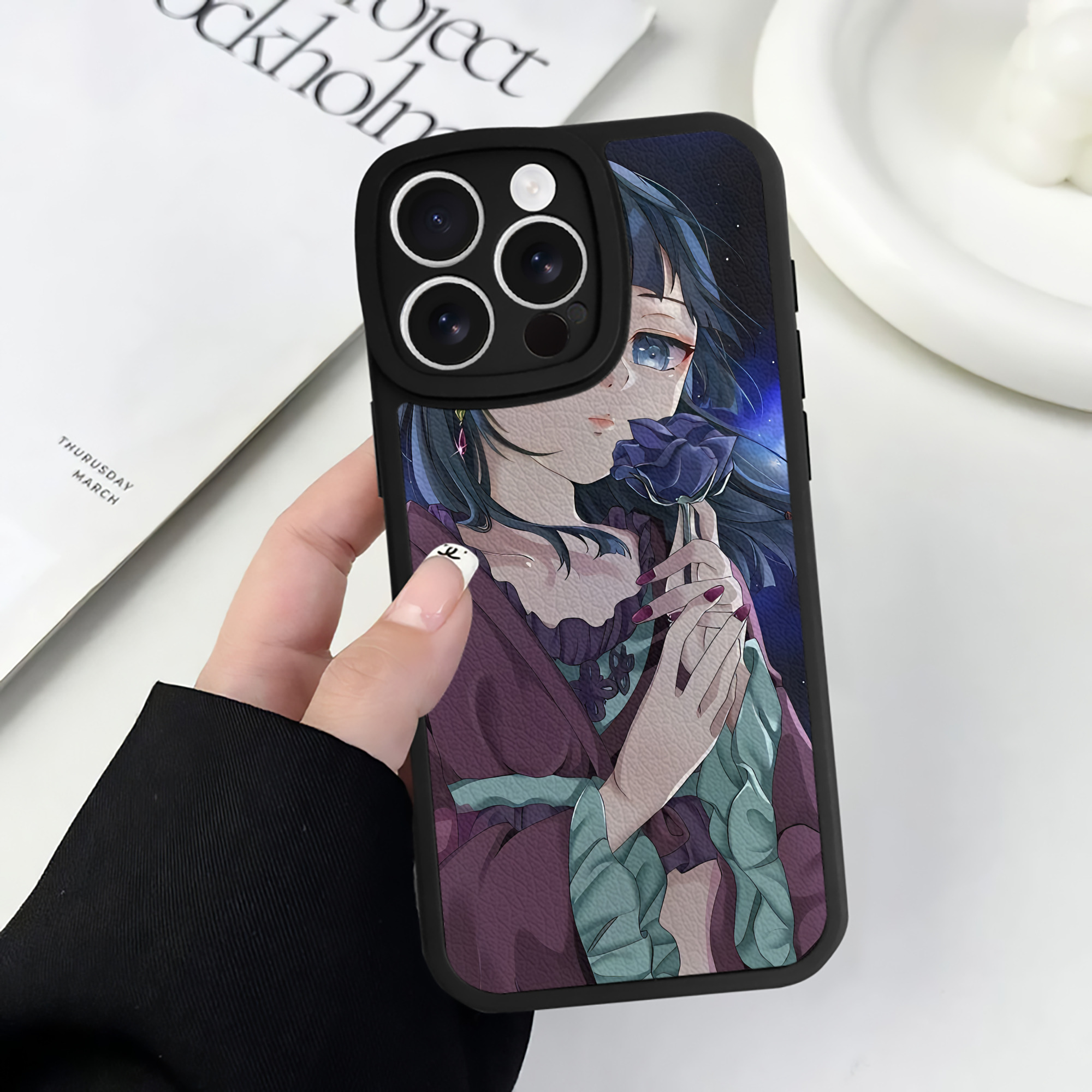 薬屋のひとりごと The Apothecary Diaries 【iPhone 16シリーズ対応】シリコンスマホケース（レザー調） 材質：シリコン